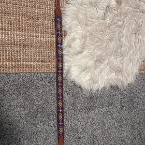 L.L. Bean Multicolor Beaded Belt